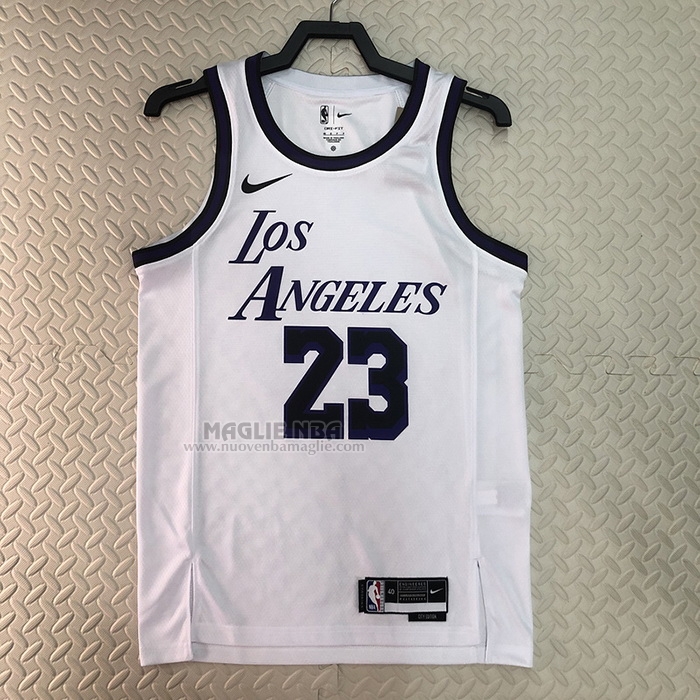 Maglia
 LeBron James NO 23 Los Angeles Lakers Citta
 2022-23 Bianco
